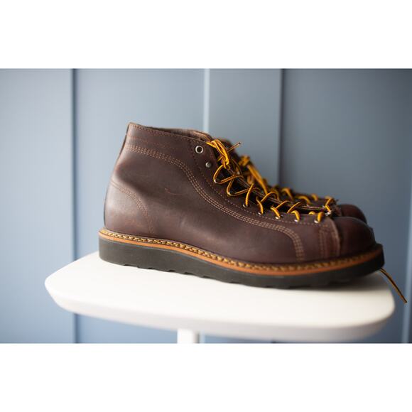 Thorogood Men's Walnut Roofer USA Work Boots Soft Toe 10.5 - Picture 1 of 4